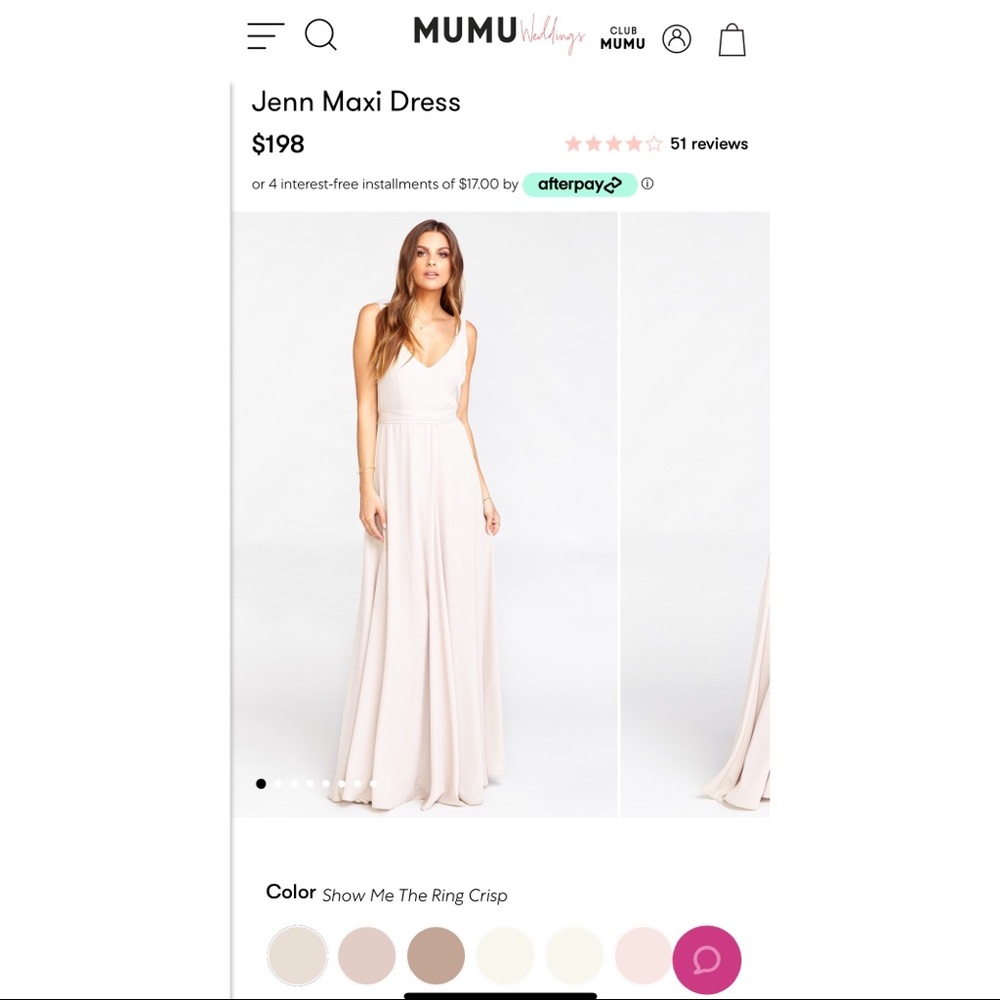 show me your mumu bridesmaid dress